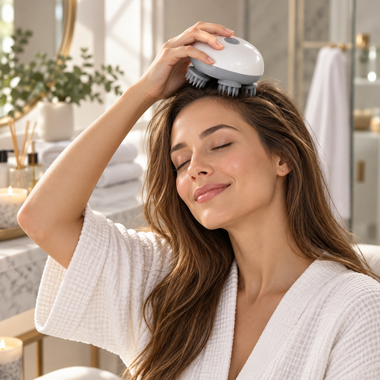 ABLIXIR HaloPulse™ 4-Head Electric Scalp Massager