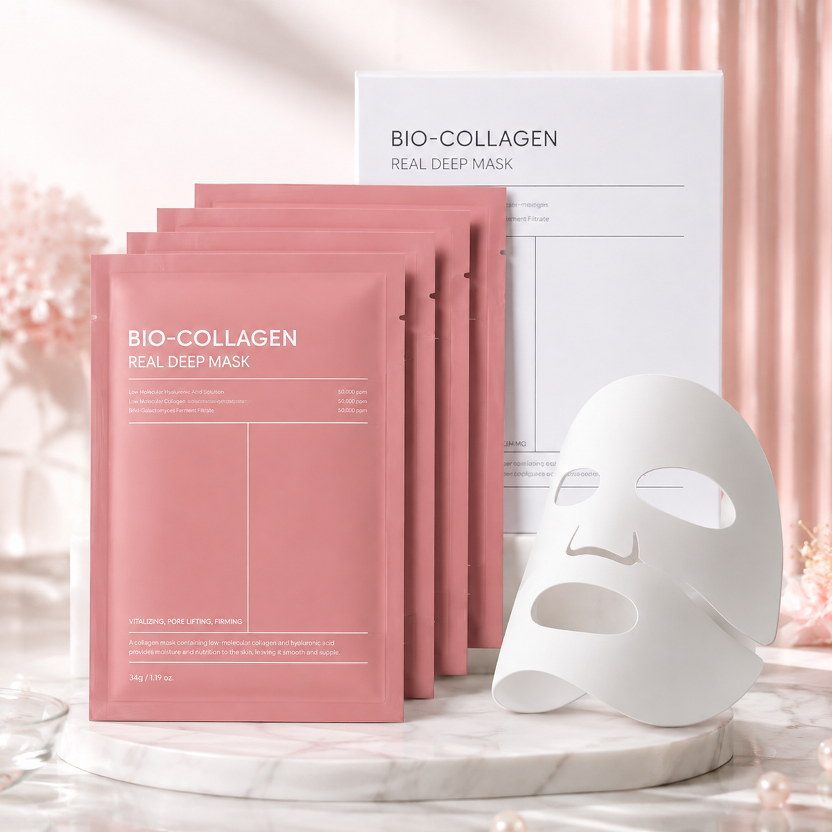 ABLIXIR CollaVeil™ Bio-Collagen Mask Set — Pack of 3
