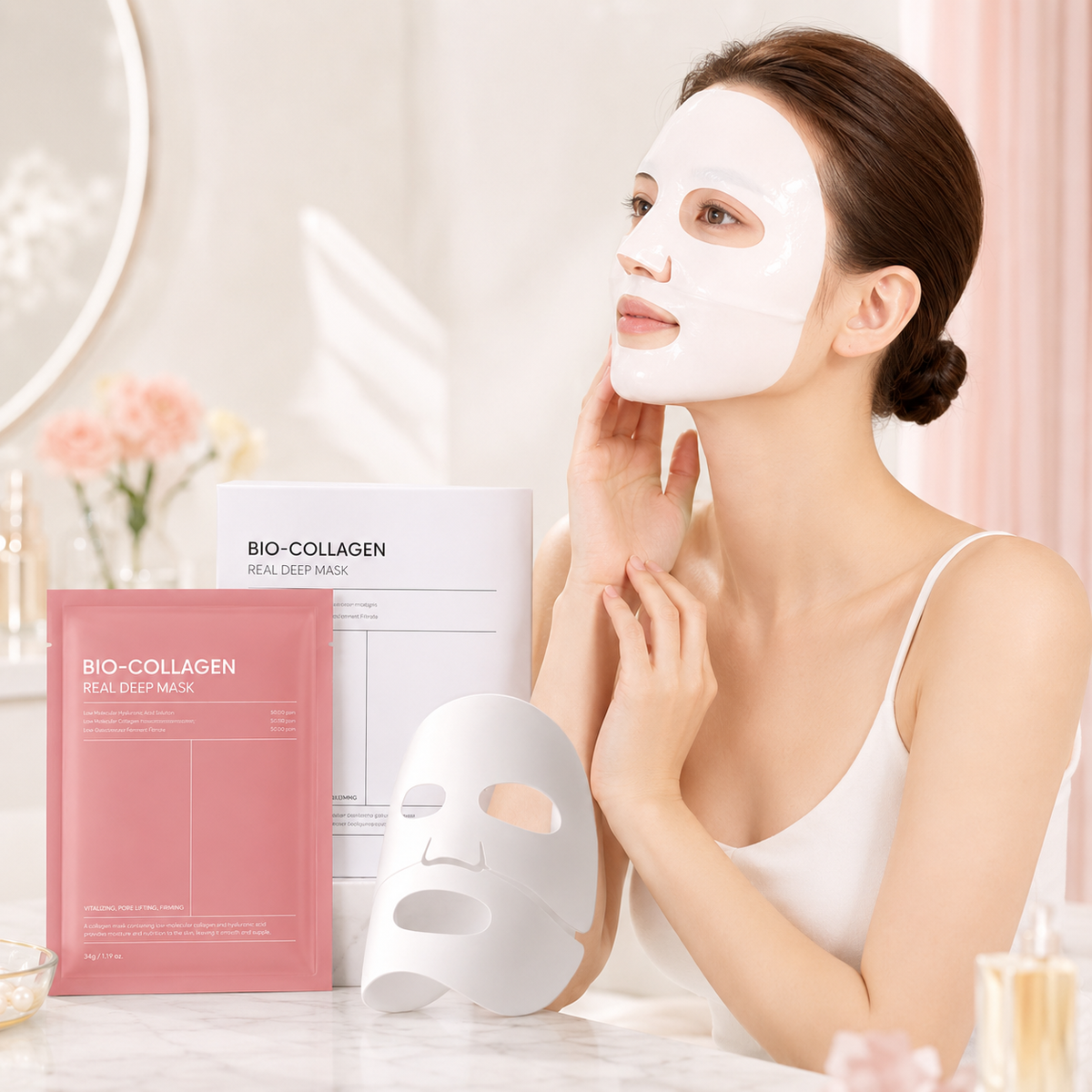 ABLIXIR CollaVeil™ Bio-Collagen Mask Set — Pack of 3