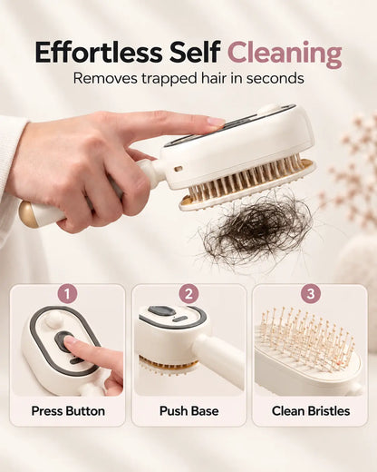 ABLIXIR GlideMist 3-in-1 Mist Smoothing Brush