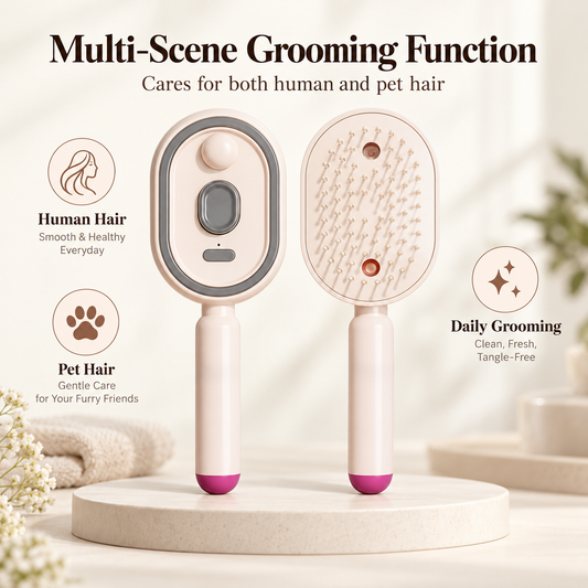 ABLIXIR GlideMist 3-in-1 Mist Smoothing Brush