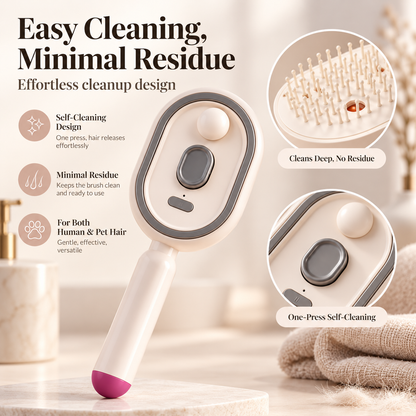ABLIXIR GlideMist 3-in-1 Mist Smoothing Brush
