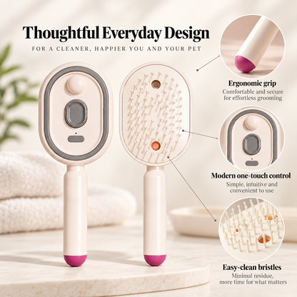 ABLIXIR GlideMist 3-in-1 Mist Smoothing Brush