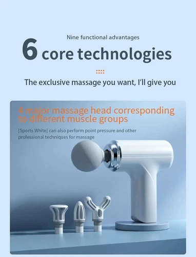 Ablixir Mini Gun Massager Machine for Pain Relief